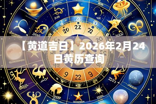 【黄道吉日】2026年2月24日黄历查询