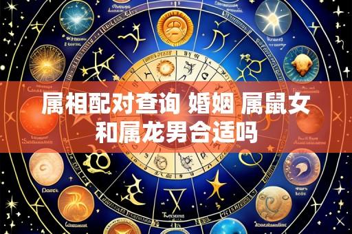 属相配对查询 婚姻 属鼠女和属龙男合适吗