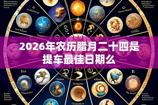 2026年农历腊月二十四是提车最佳日期么