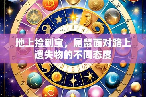 地上捡到宝,属鼠面对路上遗失物的不同态度