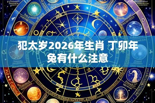 犯太岁2026年生肖 丁卯年兔有什么注意