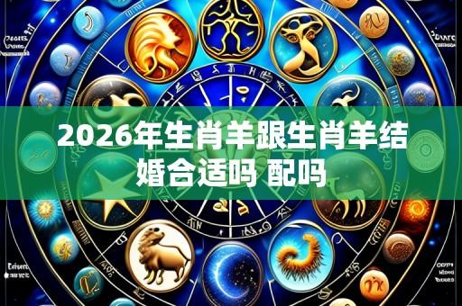 2026年生肖羊跟生肖羊结婚合适吗 配吗