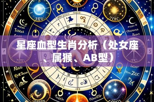 星座血型生肖分析(处女座、属猴、AB型)
