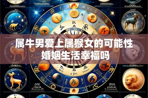 属牛男爱上属猴女的可能性 婚姻生活幸福吗