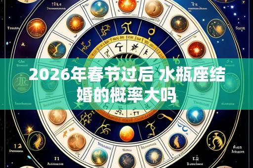 2026年春节过后 水瓶座结婚的概率大吗