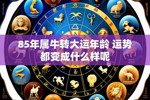 85年属牛转大运年龄 运势都变成什么样呢