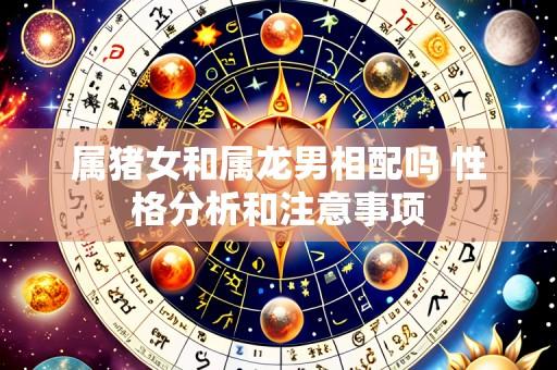 属猪女和属龙男相配吗 性格分析和注意事项