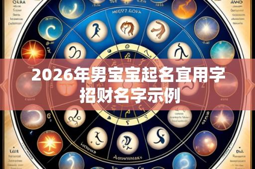 2026年男宝宝起名宜用字 招财名字示例
