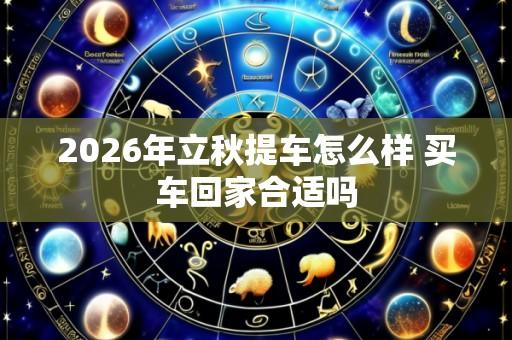 2026年立秋提车怎么样 买车回家合适吗