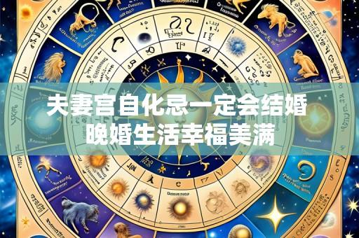 夫妻宫自化忌一定会结婚 晚婚生活幸福美满