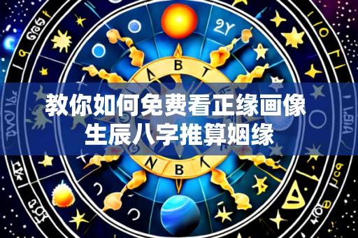 教你如何免费看正缘画像 生辰八字推算姻缘
