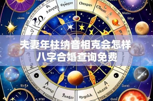 夫妻年柱纳音相克会怎样 八字合婚查询免费
