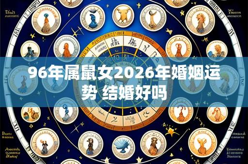 96年属鼠女2026年婚姻运势 结婚好吗
