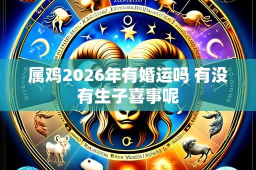 属鸡2026年有婚运吗 有没有生子喜事呢