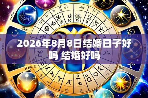 2026年8月8日结婚日子好吗 结婚好吗