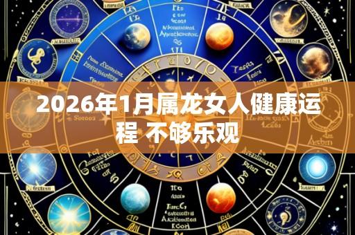 2026年1月属龙女人健康运程 不够乐观