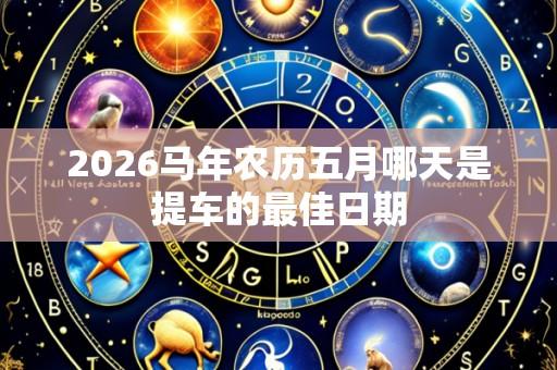 2026马年农历五月哪天是提车的最佳日期