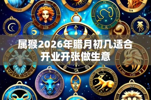 属猴2026年腊月初几适合开业开张做生意