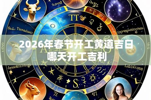 2026年春节开工黄道吉日 哪天开工吉利