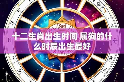 十二生肖出生时间 属狗的什么时辰出生最好