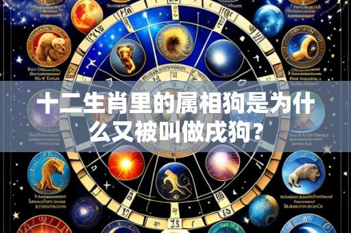 十二生肖里的属相狗是为什么又被叫做戌狗?