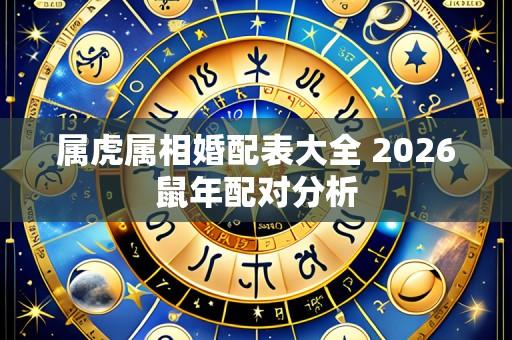 属虎属相婚配表大全 2026鼠年配对分析