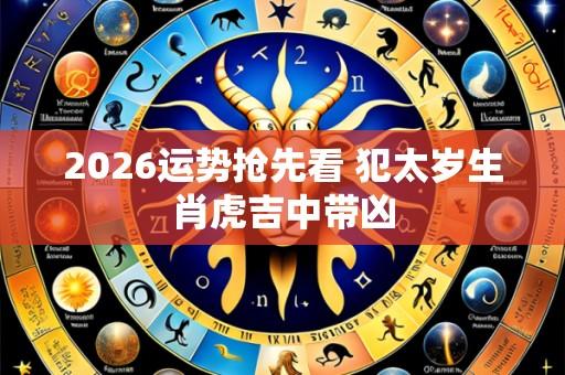2026运势抢先看 犯太岁生肖虎吉中带凶