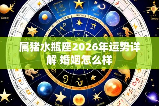 属猪水瓶座2026年运势详解 婚姻怎么样
