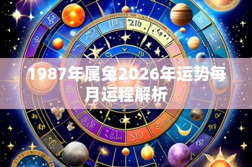 1987年属兔2026年运势每月运程解析