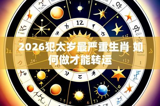 2026犯太岁最严重生肖 如何做才能转运
