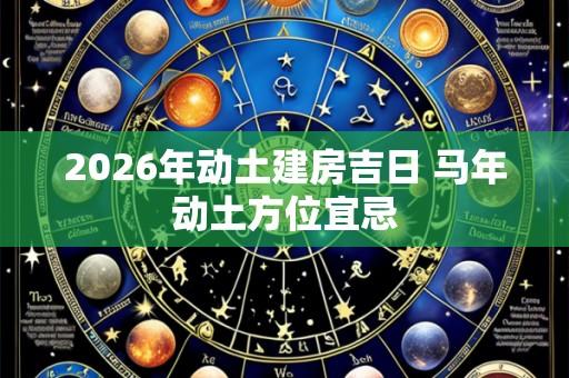 2026年动土建房吉日 马年动土方位宜忌