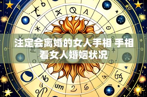 注定会离婚的女人手相 手相看女人婚姻状况