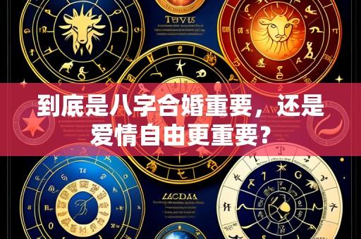 到底是八字合婚重要,还是爱情自由更重要?