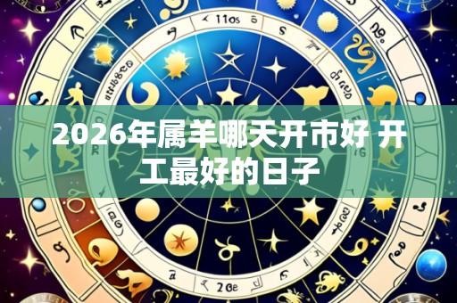 2026年属羊哪天开市好 开工最好的日子