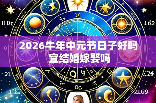 2026牛年中元节日子好吗 宜结婚嫁娶吗