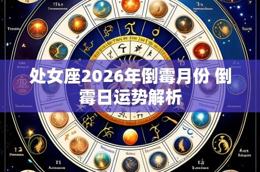 处女座2026年倒霉月份 倒霉日运势解析