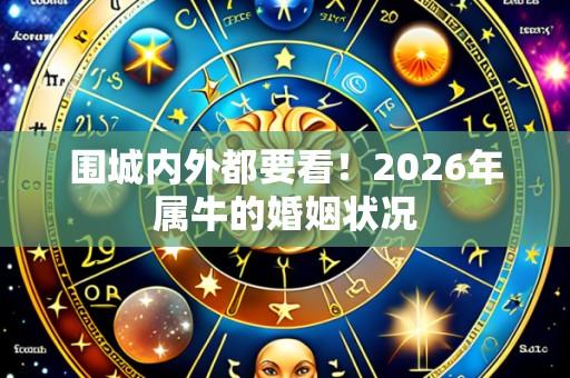 围城内外都要看！2026年属牛的婚姻状况