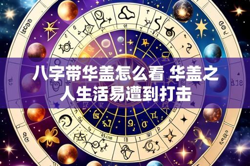 八字带华盖怎么看 华盖之人生活易遭到打击