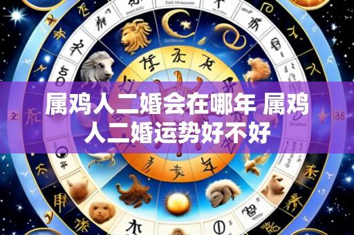 属鸡人二婚会在哪年 属鸡人二婚运势好不好