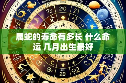 属蛇的寿命有多长 什么命运 几月出生最好