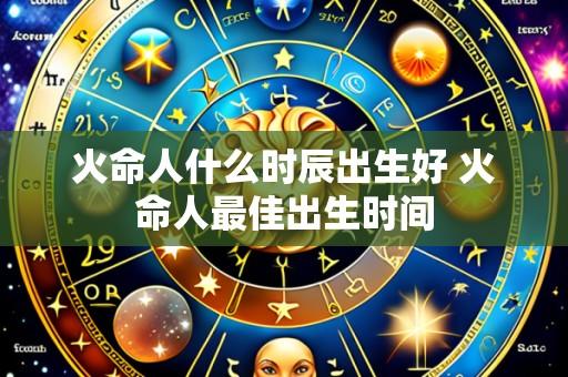 火命人什么时辰出生好 火命人最佳出生时间