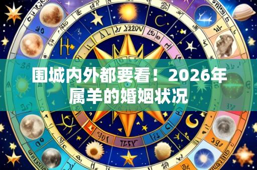 围城内外都要看！2026年属羊的婚姻状况