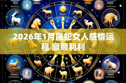 2026年1月属蛇女人感情运程 顺顺利利