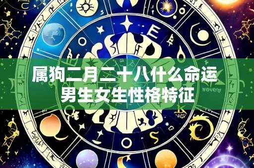 属狗二月二十八什么命运 男生女生性格特征