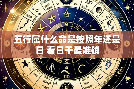 五行属什么命是按照年还是日 看日干最准确
