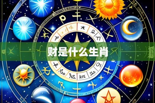 财是什么生肖