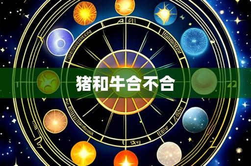 猪和牛合不合