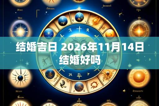 结婚吉日 2026年11月14日结婚好吗