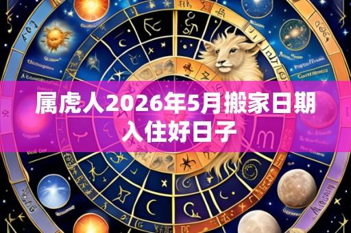 属虎人2026年5月搬家日期 入住好日子