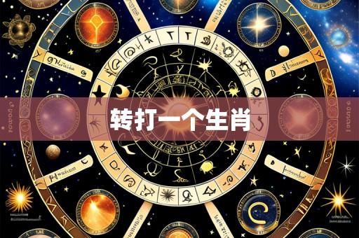 转打一个生肖